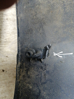 BA000138; Бампер задний; без паркт. (86611-4L500) для Hyundai Solaris I рест. Sedan (2014- 2016)/БУ; Оригинал; Р1, Мелкий дефект; 