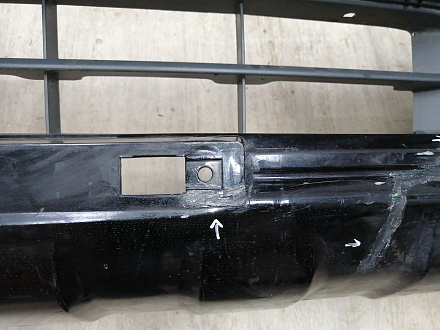 AA045162; Бампер передний; без паркт.; под омыват. (62022-5X00H) для Nissan Pathfinder III рест. (2010-2014)/БУ; Оригинал; Р2, Удовлетворительное; 
