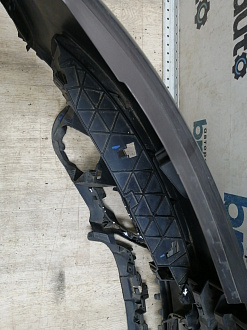 AA045518; Бампер передний; под паркт.; под омыват. (4L0 807 437 H) для Audi Q7 I рест. (2010-2015)/БУ; Оригинал; Р1, Мелкий дефект; 