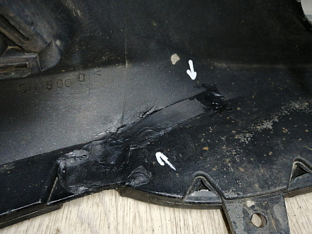 AA045410; Бампер передний; без паркт.; без омыват. (13225746) для Opel Astra/БУ; Оригинал; Р1, Мелкий дефект; 