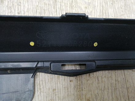 BA000259; Бампер передний; без паркт.; под омыват. (52119-0R280) для Toyota Rav4 50 (2019 -2025)/БУ; Оригинал; Р1, Мелкий дефект; 