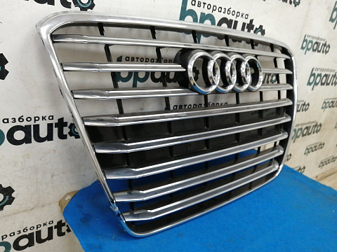 Фотография детали AA030012; Решетка радиатора; без паркт. (4H0 853 651 G) для Audi A8 III (D4) (2010-2014)/БУ; Оригинал; Р1, Мелкий дефект; . Фото номер 2