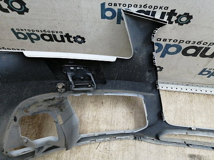 BA000137; Бампер передний; под паркт.; под омыват. (8R0 807 437 M) для Audi Q5 I рест. (2012-2017)/БУ; Оригинал; Р1, Мелкий дефект; 