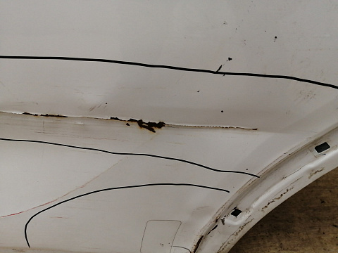 Фотография детали AA043060; Дверь задняя левая (77003-C5000) для Kia Sorento/БУ; Оригинал; Р3, Под восстановление; . Фото номер 7