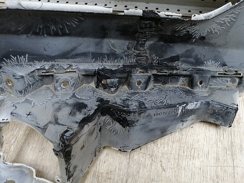 Фотография детали AA045231; Бампер передний; без паркт.; без омыват. (71101-TG7-A000) для Honda Pilot III (2015-2018)/БУ; Оригинал; Р2, Удовлетворительное; . Фото номер 29