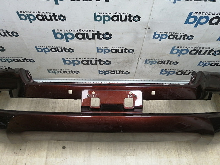 AA045328; Бампер передний; под паркт.; под омыват. (52119-60M50) для Toyota Land Cruiser 200 рест.2 (2015 - 2021)/БУ; Оригинал; Р1, Мелкий дефект; 