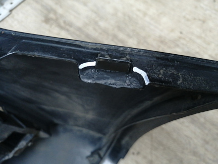 AA045593; Бампер передний; без паркт.; под омыват. (8K0 807 437 AC) для Audi A4 B8/БУ; Оригинал; Р1, Мелкий дефект; 