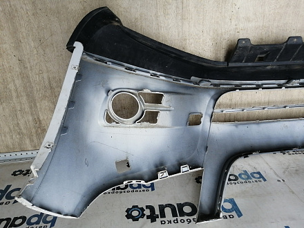 AA045457; Бампер передний, Sport-Style; без паркт.; под омыват. (5N0807221) для Volkswagen Tiguan I (2007- 2011)/БУ; Оригинал; Р1, Мелкий дефект; 