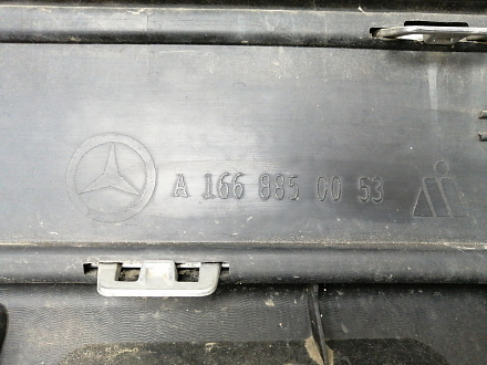 AA022871; Юбка заднего бампера, AMG (A1668850053) для Mercedes-Benz M-klasse III (W166) (2011-2015)/БУ; Оригинал; Р2, Удовлетворительное; 