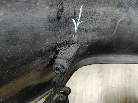 AA021691; Бампер задний; без паркт. (86611-M0000) для Hyundai Creta I (2016-н.в.)/БУ; Оригинал; Р2, Удовлетворительное; 