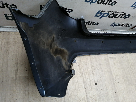 AA046123; Бампер задний; под паркт. (86611-4Y000) для Kia Rio III Sedan (2011- 2015)/БУ; Оригинал; Р1, Мелкий дефект; 