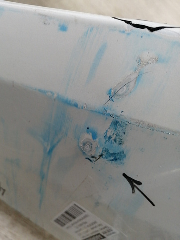 Фотография детали AA045834; Бампер передний; без паркт.; без омыват. (6400J511ZZ) для Mitsubishi Pajero Sport III рест. (2019-н.в.)/БУ; Оригинал; Р2, Удовлетворительное; . Фото номер 5