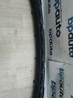 AA046000; Юбка переднего бампера (52129-0E010) для Toyota Highlander III (2014 — 2016)/БУ; Оригинал; Р2, Удовлетворительное; 