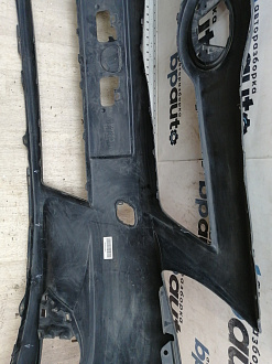 AA044826; Бампер передний; под паркт.; под омыват. (52119-0F090) для Toyota Verso I (2009- 2012)/БУ; Оригинал; Р2, Удовлетворительное; 