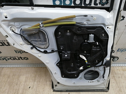 AA045166; Дверь задняя левая (KD53-73010) для Mazda CX-5/БУ; Оригинал; Р0, Хорошее; (34K) Белый перламутр