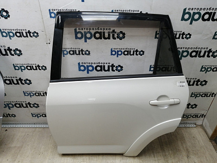 AA045291; Дверь задняя левая, под расширитель, Long (67004-42110) для Toyota Rav4/БУ; Оригинал; Р0, Хорошее; (070) Белый перламутр 3х. сл.