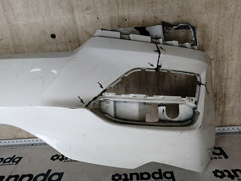 Фотография детали AA045231; Бампер передний; без паркт.; без омыват. (71101-TG7-A000) для Honda Pilot III (2015-2018)/БУ; Оригинал; Р2, Удовлетворительное; . Фото номер 10