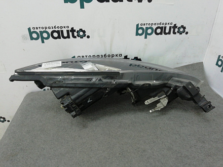 Фара левая галоген, черный отражатель Мазда 6 II GH Wagon 2007-2009, б/у, фото 2