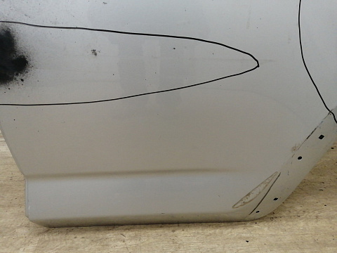 Фотография детали AA043319; Дверь задняя левая, под расширитель, не Long (67004-42100) для Toyota Rav4/БУ; Оригинал; Р3, Под восстановление; . Фото номер 7