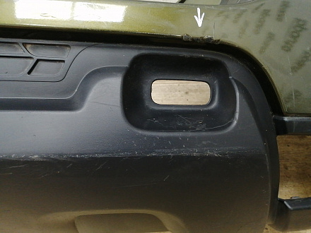 AA032664; Бампер задний; без паркт. (850225435R) для Renault Duster I рест. (2015-2021)/БУ; Оригинал; Р1, Мелкий дефект; 