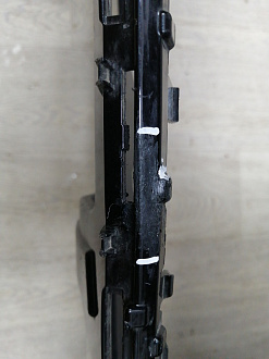 AA045844; Бампер передний; без паркт.; без омыват. (2803127XKQ11A) для Haval F7 I рест. (2022-н.в.)/БУ; Оригинал; Р1, Мелкий дефект; 