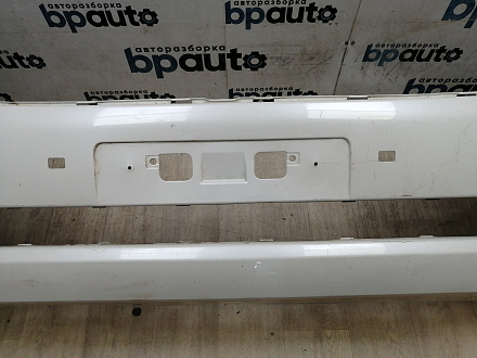 AA044837; Бампер передний; без паркт.; под омыват. (52119-6B984) для Toyota Land Cruiser Prado 150 рест.2 (2017- 2020)/БУ; Оригинал; Р1, Мелкий дефект; 