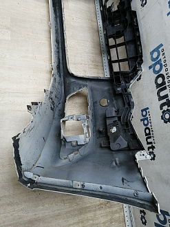 AA045627; Бампер передний; под паркт.; под омыват. (4G0 807 437) для Audi A6 C7/БУ; Оригинал; Р1, Мелкий дефект; 