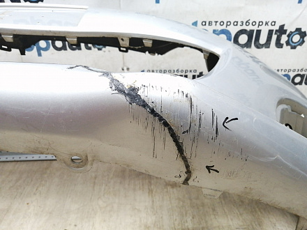 AA045304; Бампер передний; без паркт.; без омыват. (9676285080A) для Citroen C4 II HB (2011-2016)/БУ; Оригинал; Р2, Удовлетворительное; 