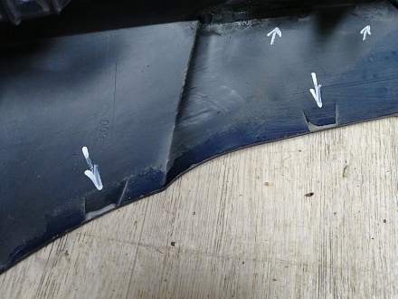 AA045426; Бампер передний, AMG; под паркт.; под омыват. (A2048807847) для Mercedes-Benz C-klasse III рест. (W204) (2011-2015)/БУ; Оригинал; Р1, Мелкий дефект; 