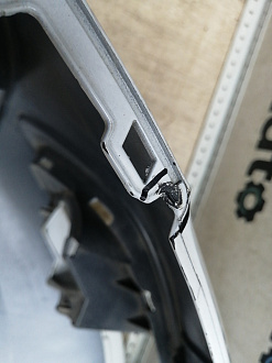 BA000254; Бампер передний, S-line; без паркт.; под омыват. (8R0 807 437 AC) для Audi Q5 I рест. (2012-2017)/БУ; Оригинал; Р1, Мелкий дефект; 