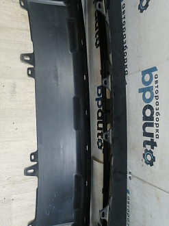 AA046186; Бампер передний; под паркт.; под омыват. (52119-60E01) для Toyota Land Cruiser Prado 150 (2010 — 2013)/БУ; Оригинал; Р1, Мелкий дефект; 