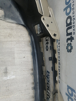 AA045780; Бампер передний; без паркт.; под омыват. (52119-42730) для Toyota Rav4 30 рест. V 2.4 (2009 - 2010)/БУ; Оригинал; Р1, Мелкий дефект; 