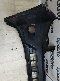 AA046410; Бампер передний; без паркт.; под омыват. (57704-FJ010) для Subaru XV I (2011-2016)/БУ; Оригинал; Р1, Мелкий дефект; 