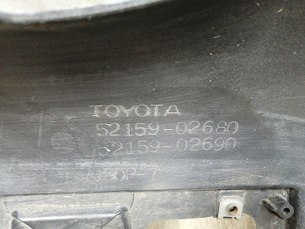 AA045704; Бампер передний; без паркт.; без омыват. (52119-02680) для Toyota Auris I (2007- 2010)/БУ; Оригинал; Р2, Удовлетворительное; 