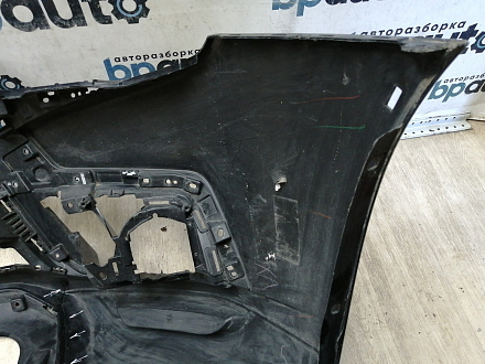 AA044809; Бампер передний; без паркт.; без омыват. (6400J025ZZ) для Mitsubishi ASX I рест.2 (2016- 2019)/БУ; Оригинал; Р1, Мелкий дефект; 