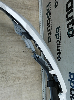 AA045877; Бампер передний; под паркт.; под омыват. (J8A2-17F003-GAW) для Land Rover Range Rover Velar L560 (2017 - 2023)/БУ; Оригинал; Р1, Мелкий дефект; 