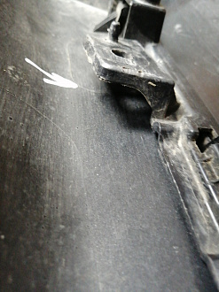 AA045477; Бампер задний; под паркт. (86611-M0000) для Hyundai Creta I (2016-2021)/БУ; Оригинал; Р2, Удовлетворительное; 