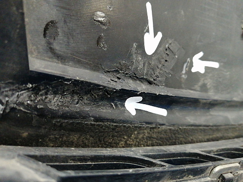 Фотография детали AA028822; Решетка радиатора (86351-3X000) для Hyundai Elantra V (MD) (2010-2013)/БУ; Оригинал; Р1, Мелкий дефект; . Фото номер 10