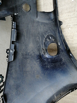 AA045803; Бампер передний; без паркт.; без омыват. (52119-02A90) для Toyota Auris I рест. (2010- 2013)/БУ; Оригинал; Р1, Мелкий дефект; 