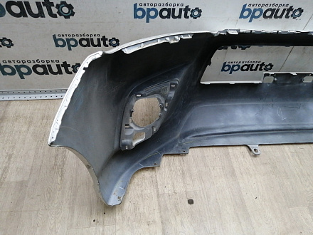 AA044787; Бампер передний; без паркт.; под омыват. (52119-0K840) для Toyota Hilux VIII (2015 - 2020)/БУ; Оригинал; Р2, Удовлетворительное; 