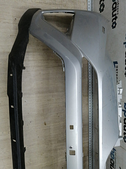 AA044917; Бампер передний; без паркт.; под омыват. (52119-0R180) для Toyota Rav4 40 рест. (2015 — 2019)/БУ; Оригинал; Р1, Мелкий дефект; 