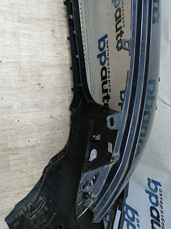 AA044866; Бампер передний; без паркт.; под омыват. (9684345077) для Peugeot 3008 I (2009-2013)/БУ; Оригинал; Р2, Удовлетворительное; 