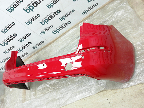 Фотография детали AA009587; Бампер задний, под хром молдинг; под паркт. (13368934) для Opel Astra J рест. Wagon (2012 - 2015)/БУ; Оригинал; Р0, Хорошее; (GBH, 63U) Красный. Фото номер 3