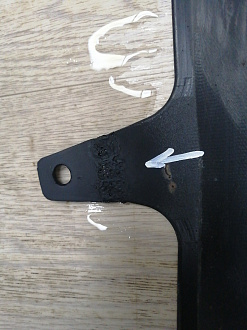 AA045894; Бампер задний v2.4; под паркт. (52159-33918) для Toyota Camry 40 рест. (2010 — 2011)/БУ; Оригинал; Р1, Мелкий дефект; 