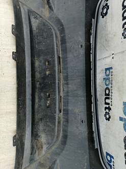 AA045615; Бампер задний; под паркт. (86611-4L200) для Hyundai Solaris I HB (2010- 2014)/БУ; Оригинал; Р1, Мелкий дефект; 