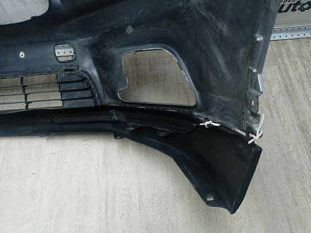 AA045986; Бампер передний; под паркт.; под омыват. (52119-0E220) для Toyota Highlander III (2014 — 2016)/БУ; Оригинал; Р1, Мелкий дефект; 