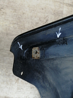 AA045564; Бампер передний; под паркт.; под омыват. (51117178068) для BMW 5 серия Е60 Е61/БУ; Оригинал; Р1, Мелкий дефект; 