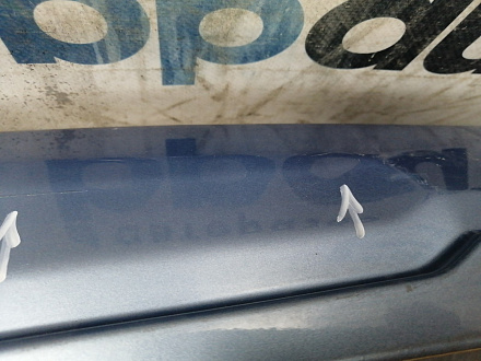 AA046071; Бампер задний, узкий молдинг; под паркт. (85022-BC640) для Nissan Micra III (K12) рест. (2007-2010)/БУ; Оригинал; Р1, Мелкий дефект; 