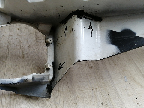 Фотография детали AA045231; Бампер передний; без паркт.; без омыват. (71101-TG7-A000) для Honda Pilot III (2015-2018)/БУ; Оригинал; Р2, Удовлетворительное; . Фото номер 15