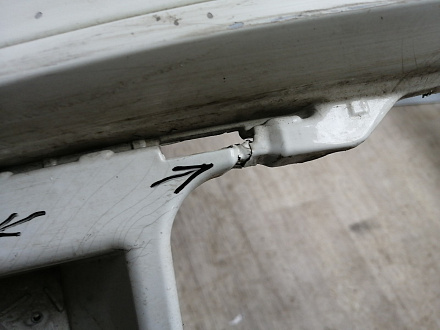 AA045811; Бампер передний,  S-line; без паркт.; под омыват. (8U0 807 437 D) для Audi Q3 I (2011-2014)/БУ; Оригинал; Р1, Мелкий дефект; 